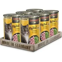 Leonardo Catfood Huhn mit Spinat - getreidefreies Nassfutter "Superior Selection" 6x400g, Nassfutter für: Katzen