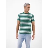 LERROS T-Shirt T-Shirt im Streifenlook mit O-Neck