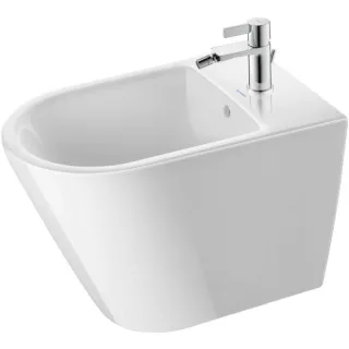 Duravit D-Neo Stand-Bidet 2294100000 37x65cm, mit Hahnloch, Überlauf, Hahnlochbank, weiß