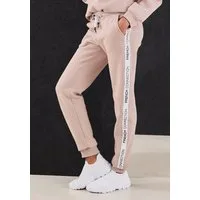 French Connection Sweathose mit seitlichen Kontraststreifen und Logodruck