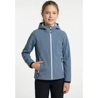 CMP Softshelljacke KID G SOFTSHELL JACKET für Kinder, mit Kapuze, atmungsaktiv, wasserabweisend, windabweisend