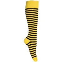 Goldschmidt Kostüme Kniestrümpfe Ringelstrümpfe Ringelsocken Kniestrümpfe gelb schwarz 43/46