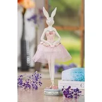 MF Osterfigur Primabella Eleganza Ballerina Hase Dekofigur 31 cm Ostern (1 St)