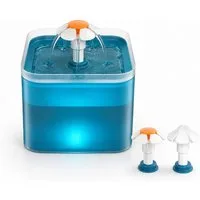 PETKIT Trinkbrunnen 2 l, Katzen Wasserspender, Vierfach-Filtersystem und LED-Anzeige