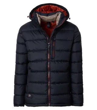 CASAMODA - Steppjacke mit Kapuze blau - Gr. - XXL