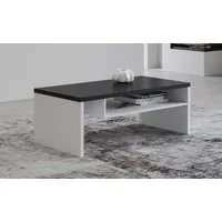 OTTO home Couchtisch Cross, Breite 120 cm, moderner Sofatisch für Wohnzimmer, Tisch mit offenem Fachboden