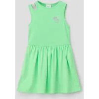 s.Oliver Minikleid Kleid Ärmelloses Kleid mit Rippstruktur