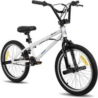 HILAND Kinderfahrrad Redeem 20 Zoll 3 Multiple Speichen BMX für Jungen ab 7-10 Jahre, 1 Gang, Reflektorplatte, Single Speed, 4 Pegs