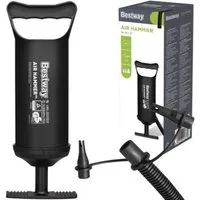 Bestway Handpumpe Poolpumpe Luftpumpe (Spar-Set, 1-tlg., 3 Spitzen), keinen Stromanschluss, ideal für den mobilen Einsatz im Freien
