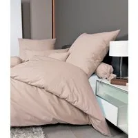 Janine Bettwäsche PIANO 0125 31, Seersucker 100% Baumwolle, uni, bügelfrei, Soft-Seersucker, 3 teilig, Markenreißverschluss, feinfädige Qualität, gekämmte Mako-Garne