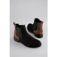 Aniston SHOES Chelseaboots Stiefelette, Blockabsatz, mit breitem Stretch
