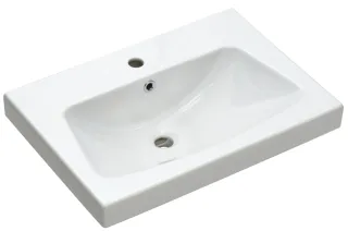 Pelipal Pineo Keramik-Waschtisch Girona SWT201202-650, B:650, H:70, T:465mm SWT201202-650