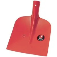 IDEALSPATEN Schaufel, Holsteiner Größe 2 rot, 1/2 gehoben, ohne Stiel