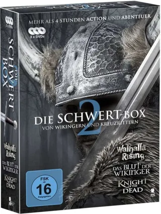 Die große Schwert-Box 2 - 3 spannende Ritter-Sagen in einer Box (Walhalla Rising Das Blut der Wikinger Knight of the Dead) [3 DVDs]
