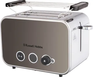 RUSSELL HOBBS Toaster "Distinctions Titanium 26432-56" 2 kurze Schlitze für 2 Scheiben 1600 W