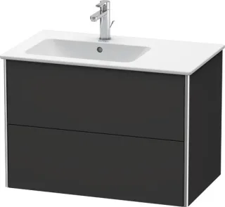 Duravit XSquare Waschtischunterbau wandhängend Graphit Supermatt 810x478x560 mm - XS417608080 XS417608080