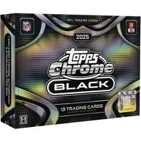 Topps Sammelkarte 2025 Topps Chrome Black Football Englisch