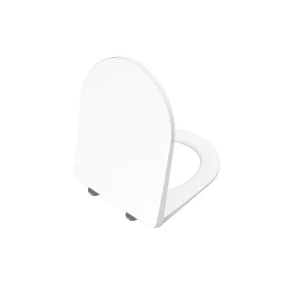 VitrA Universal Round WC-Sitz Superslim Wrap mit Absenkautomatik Edelweiß,208-401R009 208-401R009