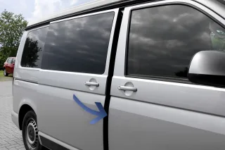 Komplettset Soft Close, Komfortschließen, Zuziehhilfe Schiebetür für VW T6 SG