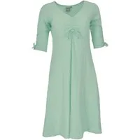 Guru-Shop Midikleid Midikleid aus Bio-Baumwolle, Basic Kleid.. alternative Bekleidung