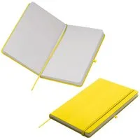 Easy Gifts Notizbuch Notizbuch / DIN A5 / 160 S. / blanko / samtweiches PU Hardcover / Farb