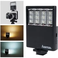 Hama LED Panel Flächen-Lampe Video-Leuchte Foto-Licht Blitzgerät, (Kamera-Licht)