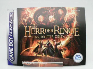 Der Herr der Ringe: Das dritte Zeitalter [Game Boy Advance] Anleitung