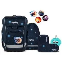 ergobag Schulranzen cubo light Bundle Set (5-tlg., 6-teiliges Set), wiegt nur 860g