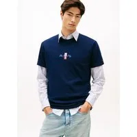 Tommy Jeans T-Shirt TJM REGULAR SIGN BLOCK Regular fit mit Rundhalsausschnitt