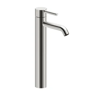 Herzbach DEEP iX Waschtischmischer XL-Size 130mm ohne Ablauf Edelstahl, 18.023200.3.09 18.023200.3.09