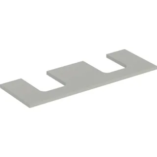 Geberit ONE Waschtisch-Platte, Ausschnitt rechts und links, für Aufsatzwaschtisch Schalenform 505276007