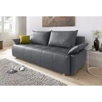 COLLECTION AB Schlafsofa Funtastic, B: 212 cm, Liegel. 145x187 cm, Bettfunktion, Bettkasten, Armteilverstellung & 1 Zierkissen, Federkern