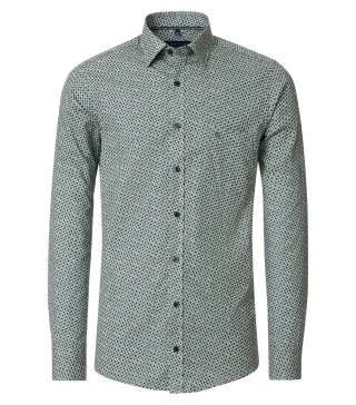 CASAMODA - Freizeithemd grün - Gr. - 5XL