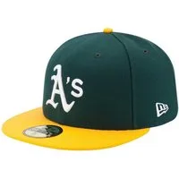 New Era Fitted Cap 59Fifty AUTHENTIC ONFIELD Oakland Athletics