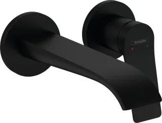 Hansgrohe 2-Loch Waschtischmischer Unterputz Vivenis F-Set 195 mm Auslauf mattschwarz, 75050670 75050670