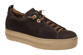 Paul Green Damen Plateau Sneaker PG 5017-440 Moro Echtleder weich gepolstert ...