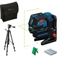 Bosch Professional Kreuzlinienlaser Kombilaser »GCL 12V-50-22 CG«, ohne Akku, ohne Ladegerät, mit Baustativ BT 150 Professional