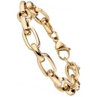 JOBO Armband Statement, Edelstahl goldfarben 22 cm