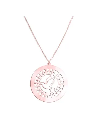 BEKA&BELL Anhänger mit Kette 925-Sterling Silber vergoldet Glänzend 42/45cm