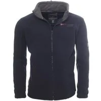Anapurna Fleecejacke Herren Fleecejacke Outdoor Freizeit Jacke Übergangsjacke in Unifarbe, mit Kapuze, mit Stehkragen