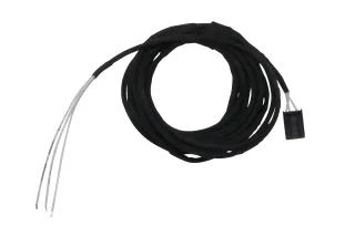 Original Kufatec Kabelsatz Kabelbaum Adapter Kabel Entriegelung der Heckklappe per Taster im Innenraum für VW T6.1 SH