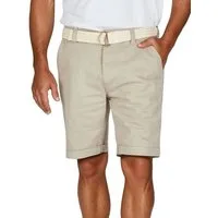 DENIMFY Chinoshorts Herren Chino Shorts DFLio Regular Fit Bermudashorts mit Gürtel