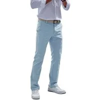John Devin Chinohose regular-fit, lange Oxford Hose aus elastischer Baumwoll-Qualität