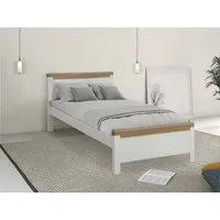 OTTO home Holzbett "CARITA", mit praktischem Rollrost, aus massivem Kiefernholz