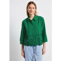 STREET ONE Hemdbluse aus reiner Baumwolle