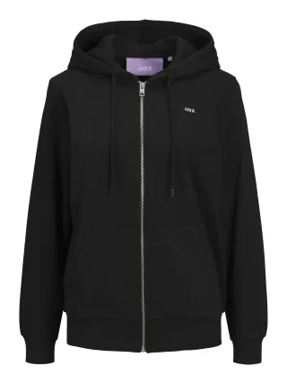JJXX - JXABBIE RLX LS EVERY ZIP HOOD SWT NOOS black - Gr. - XXS
