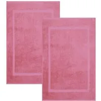 Betz Badematte 2 Stück Badvorleger Premium Badteppich Größe 50x70 cm, unbeschichtet, beidseitig nutzbar, beidseitig nutzbar, Baumwolle, Qualität 650g/m²