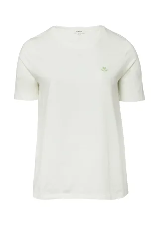 s.Oliver - T-Shirt creme - Gr. - 44