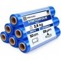 Freiziel Schutzfolie 6 x Stretchfolie 50cm 2,5kg 23my