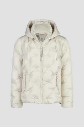 Barbara Lebek - Jacke Polar Pearls mit Kapuze - Gr. - 38